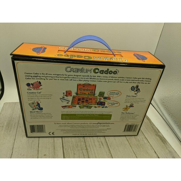 Cranium Cadoo Game 2002 Box ONLY Replacement Part Piece Black Insert - Picture 7 of 7